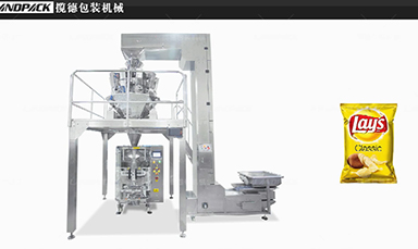 薯片包裝機視頻，佛山攬德包裝機廠家