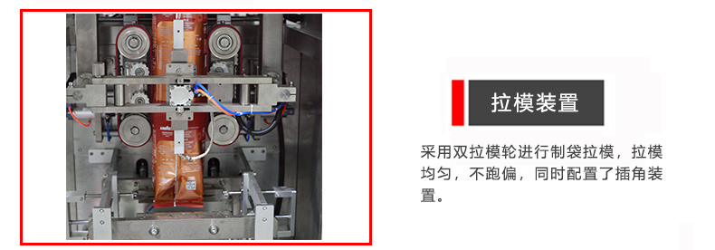 拉模制袋裝置